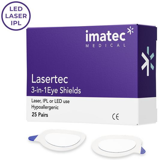 Lasertec Disposable Eye Shields (Laser, LED & IPL) - Boxes of 25 (Pairs)