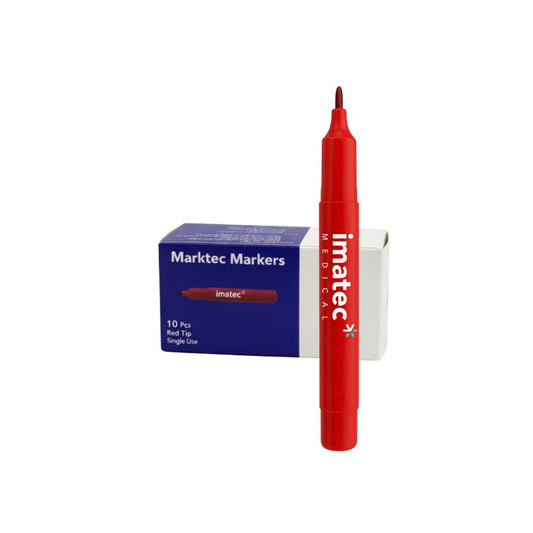 Marktec Skin Markers - White, Green or Red (10 Pack) by Imatec Medical