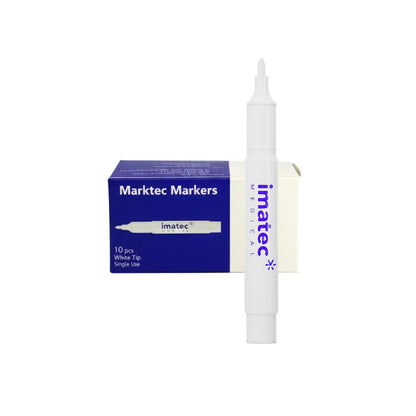 Marktec Skin Markers - White, Green or Red - Boxes of 10