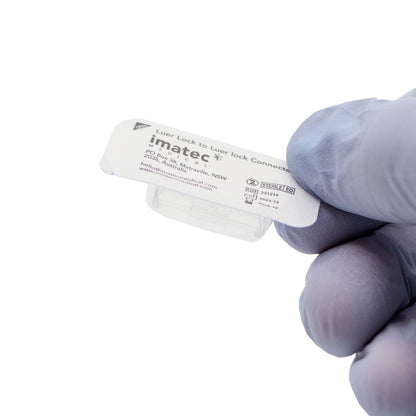 Luer Lock to Luer Lock Connectors (Wide Bore for Fat Transfer & Viscous Fluids) - Boxes of 100